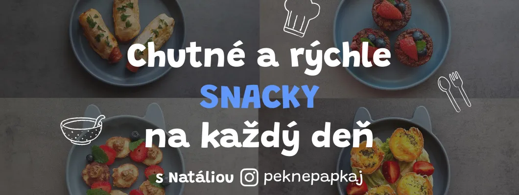 RECEPTY: Chutné a rýchle snacky @peknepapkaj